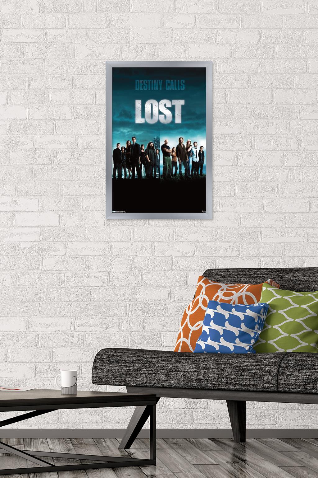 Lost Season 5 - One Sheet Wall Poster, 14.725" x 22.375", Framed