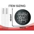 thumbnail image 2 of Metal Happy New Year Wall Art - Metal Sign - 14 Color Options 18, 2 of 5