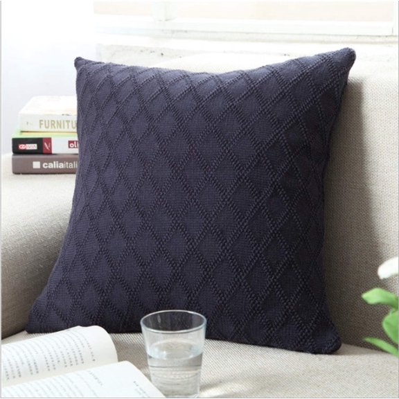 Knit Decorative Throw Pillow Cover