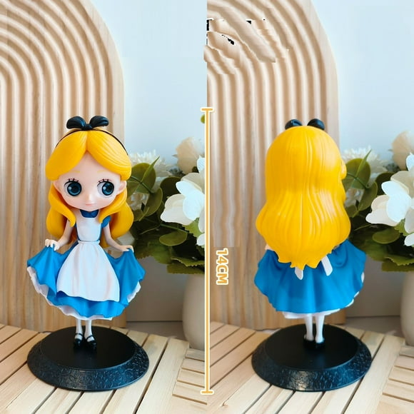 Figurine d'Action Alice au Pays des Merveilles -, 5.5 Pouces, Tête Stylisée Figurines d'Action Cadeau Adulte Enfants