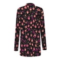 thumbnail image 4 of Womens Halloween Cardigan Casual Lightweight Long Sleeve Open Front Cardigans with Funny Print Fall Winter Holiday Party Outerwear, 4 of 7