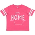 thumbnail image 3 of Inktastic It's Home State of Iowa Outline Distressed Text Boys or Girls Toddler T-Shirt, 3 of 5