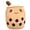 Brown, variant on Cute Stuffed Boba Plush Bubble Tea Plushie Pillow Milk Cup Food Plush, Soft Kawaii Hugging Toys Gifts for Kids(Pink, 9.4 inch)