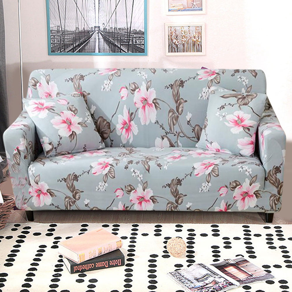 Details about   Flower Pattern Sofa Covers Elastic Couch Cover Non‑Slip Sofa Protector 