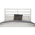 thumbnail image 5 of Bowery Hill Standard King Wood Bed with Slat Back Headboard in White, 5 of 8