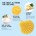 thumbnail image 3 of Natural Microfiber Fiber Wash Clean Sponge Puff Cleansing Face Washing Facial, 3 of 3