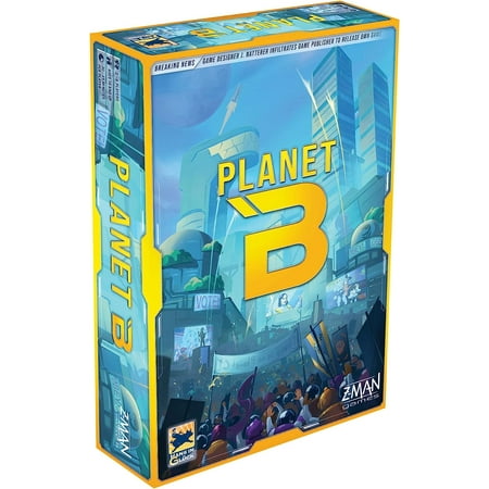 Z-Man Games Planet B | Political Strategy Game | Futuristic Sci-Fi Game for Adults & Family Game Night | Ages 14+ | 2-4 Players | 60-180 Min Playtime
