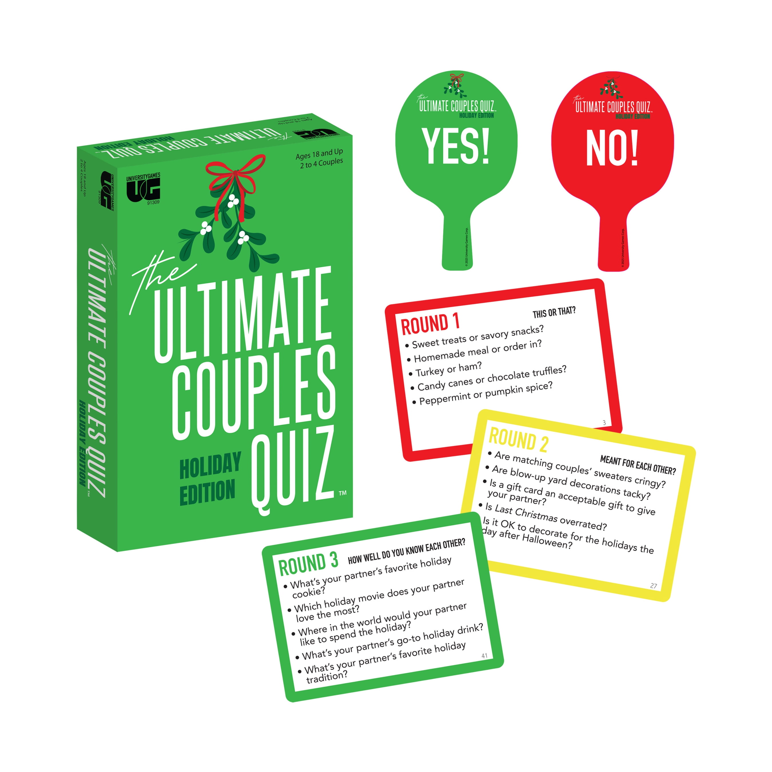 University Games The Ultimate Couples Quiz - Holiday Edition