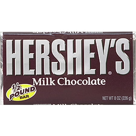 Hershey's Milk Chocolate Candy Bar, 8 Oz.