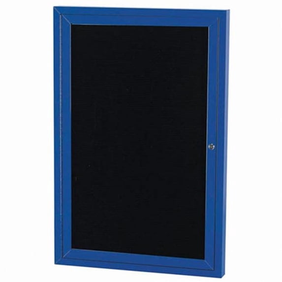 Aarco Products ADC4836B 48 in. H Enclosed Directory Cabinet - Blue