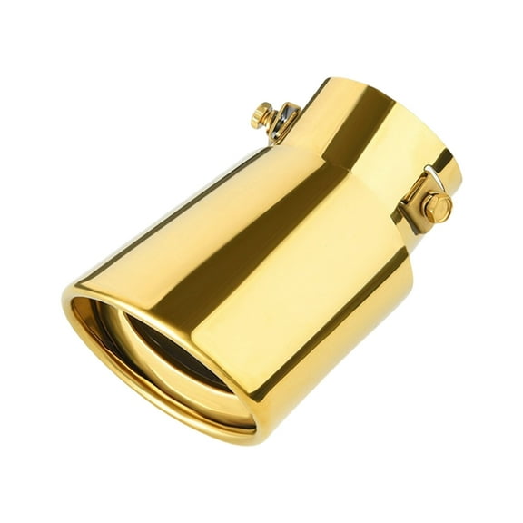 Exhaust Muffler Tip Stainless Pipe Chrome Trim for Car Rear Tail Throat Liner