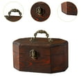 thumbnail image 6 of Jewelry Box Trinket Box Storage Organizer with a Wooden Retro Design for Women Girls Rings and Necklaces, 6 of 9