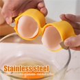 thumbnail image 5 of Egg Shell Opener, Egg Shell Opener for Hard Boiled Eggs, Egg Cracker Tool for Raw Eggs, Portable Egg Shell Opener Tools, Separator for Cooking Camping Kitchen Gadgets (Pink), 5 of 8