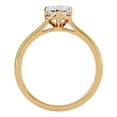 thumbnail image 3 of SuperJeweler 3/4 Carat Heart Shape Moissanite Solitaire Engagement Ring in 14 Karat Yellow Gold, 3 of 5