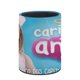 thumbnail image 3 of Carinha de Anjo-theme Cylinder Pen Holder Pencil Organizer with Flannel Lining PVC Leather Material Cardboard Base for study work 10*8CM, 3 of 6