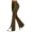 Brown, variant on Tqcoqu Women's High Waist Flare Sweatpants with Side White Stripe,Elastic Waist Split Hem Slim Fit Casual Athletic Bootcut Trousers,Purple Women's S-XXL