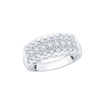 Diamond Wedding Band in Sterling Silver (3/4 cttw) (I-Color, SI3/I1-Clarity)