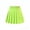 Green, variant on Fozruso School Uniform Pleated Skirt For Girls, Summer A Line Skirt Tennis Skirts with Elastic Waist(Green)