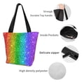 thumbnail image 4 of Easygdp Glitter Rainbow Shoulder Bags for Women,Crossbody Bags Shoulder Purse Handbag for Women, 4 of 6