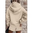thumbnail image 2 of QWZNDZGR Women 2 Piece Outfits Sweatsuit Lounge Sets Oversized Hoodie Sweatshirt Shorts Tracksuit Set, 2 of 6