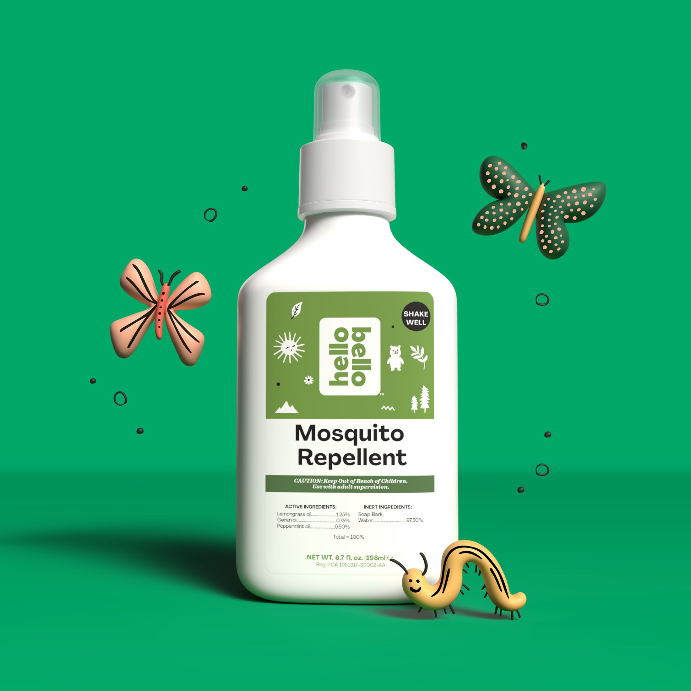 Hello Bello Plant-Based Mosquito Repellent Spray photo 2