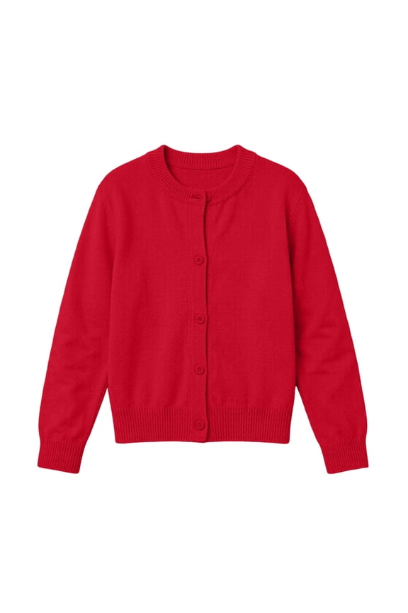 Girls Cardigan Sweaters Button down Long Sleeve Knit Casual School Uniform Lightweight Cardigans