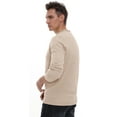 thumbnail image 3 of GIRUNS Men's Crewneck Sweater Soft Casual Sweaters for Men Classic Pullover Sweaters with Ribbing Edge, 3 of 5