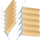 thumbnail image 1 of No Drill Hooks For Hanging 12Pcs Adhesive Wall Hook Light Yellow High Load-Bearing Suitable For Home Storage Solution 5x2cm, 1 of 2