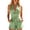 Green, variant on Tqcoqu Womens Sleeveless Shorts Belted Romper,Plunging V-Neck Romper,Summer Outfit High Waist Slim Romper with Pocket,Black Women's S-XXL