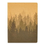 Pen+Gear Hardcover Paper Journal, Brown Forest Design Cover, 192 Ruled Pages
