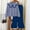 Blue, variant on Amidoa Girls Summer Outfits 2 Piece Long Sleeve Cute Top and Pants Kids Clothing Sets Blue Size 8