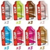 CLIF SHOT - Energy Gels - 8 Flavor Variety Pack - Non-GMO - Non-Caffienated - Fast Carbs for Energy - High Performance & Endurance - Fast Fuel for Cycling and Running (1.2 Ounce Packet, 24 Count)