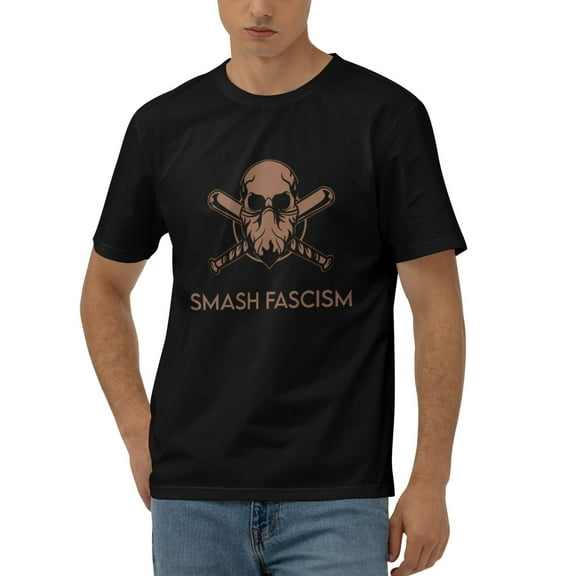 Smash Fascism T-shirts for women,men,graphic,funny,trendy,vintage,aesthetic,cool,popular,casual,fashion,graphic funny,graphic vintage,graphic cool,Black 3XL