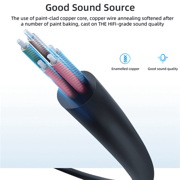 3pcs 3.5mm to Dual 6.5mm Adapter Jack Audio Cable 3.5 to 6.5 AUX Cord 3.5 Jack Splitter for Guitar Mixer Amplifier Bass