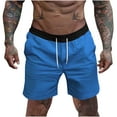 thumbnail image 2 of Augper Men's Beachwear Summer Thin Quick Drying Swimming Trunks Casual Fit Five Part Sports Shorts Pants, 2 of 8