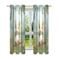 thumbnail image 7 of Yayeee Window Curtains Set of 2 for Living Room Light Filtering 63"x42", Mouse Swing, 7 of 7