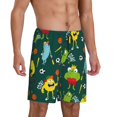 thumbnail image 2 of Sikiie Sport Monster Mens Pajama Shorts, Lightweight Lounge Pant with Pockets Soft Sleep Pj Shorts for Men3X-Large, 2 of 6