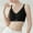 Black, variant on Women's Traceless Thin Lace Fixed Cup Retraction Pair Run Cup Push Up Expansion Bra Wireless Bras Green