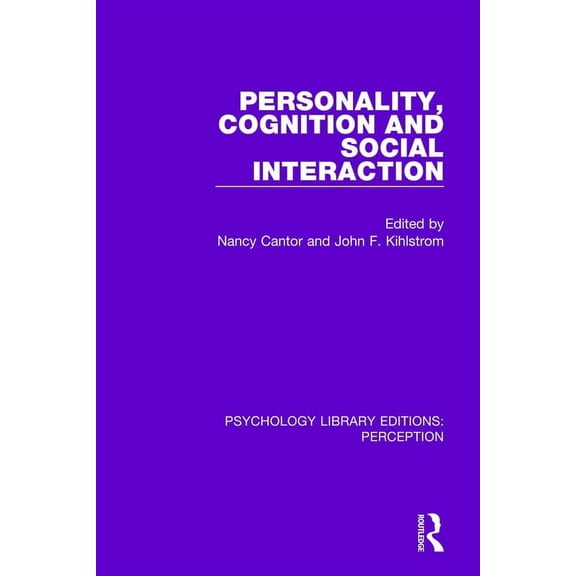 Psychology Library Editions: Perception Personality, Cognition and Social Interaction, (Paperback)
