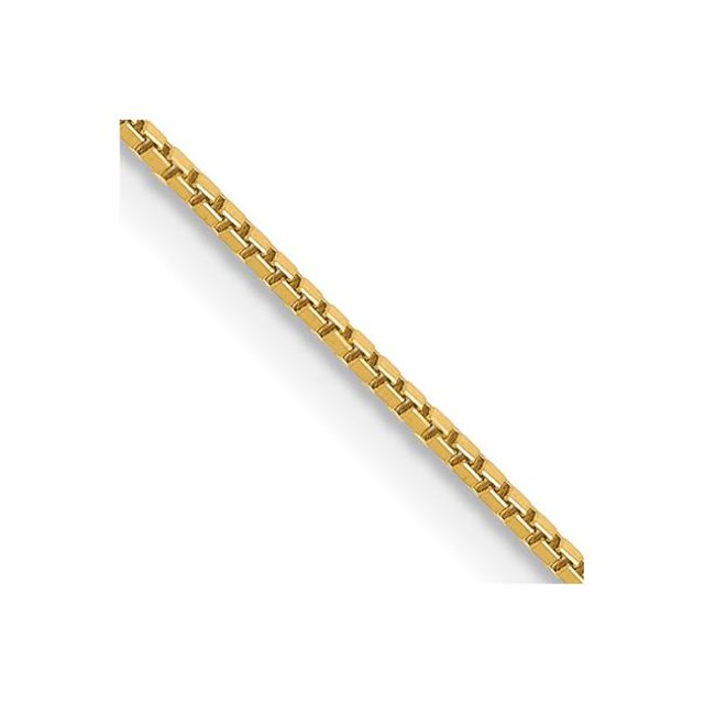 Quality Gold 18LP19-16 18K Yellow Gold Leslies 0.9 mm 16 in. Box Chain