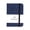 Blue, variant on Simple Leather Strap Memo Pad, Compact Mini Portable Notebook, A7 Size, Leather Cover with Strap Closure