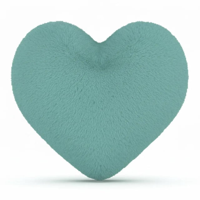Bouclair coussin décoratif à coeurs verts