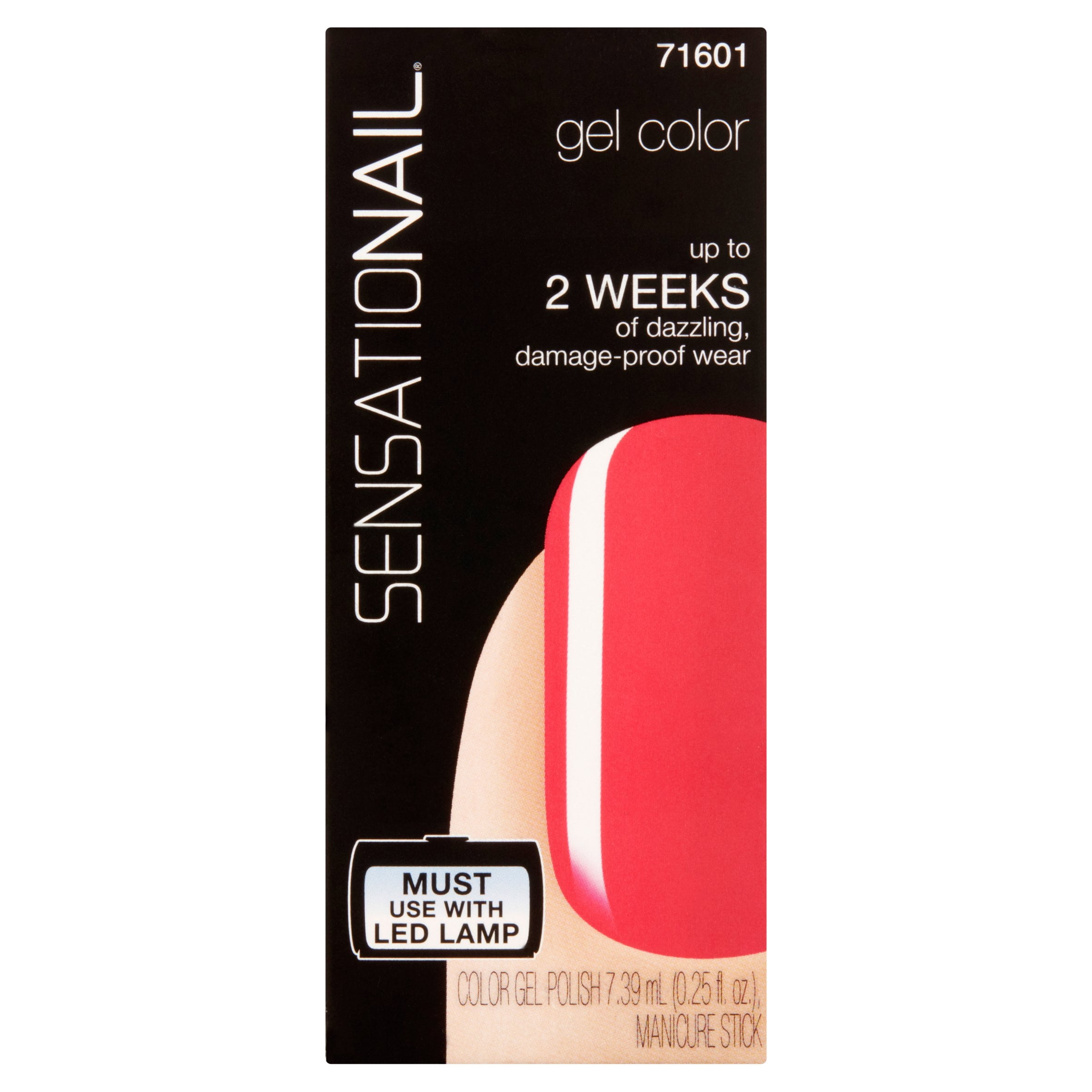 Sensationail Gel Nail Polish (Red), Love Struck, 0.25 fl oz - Walmart.com