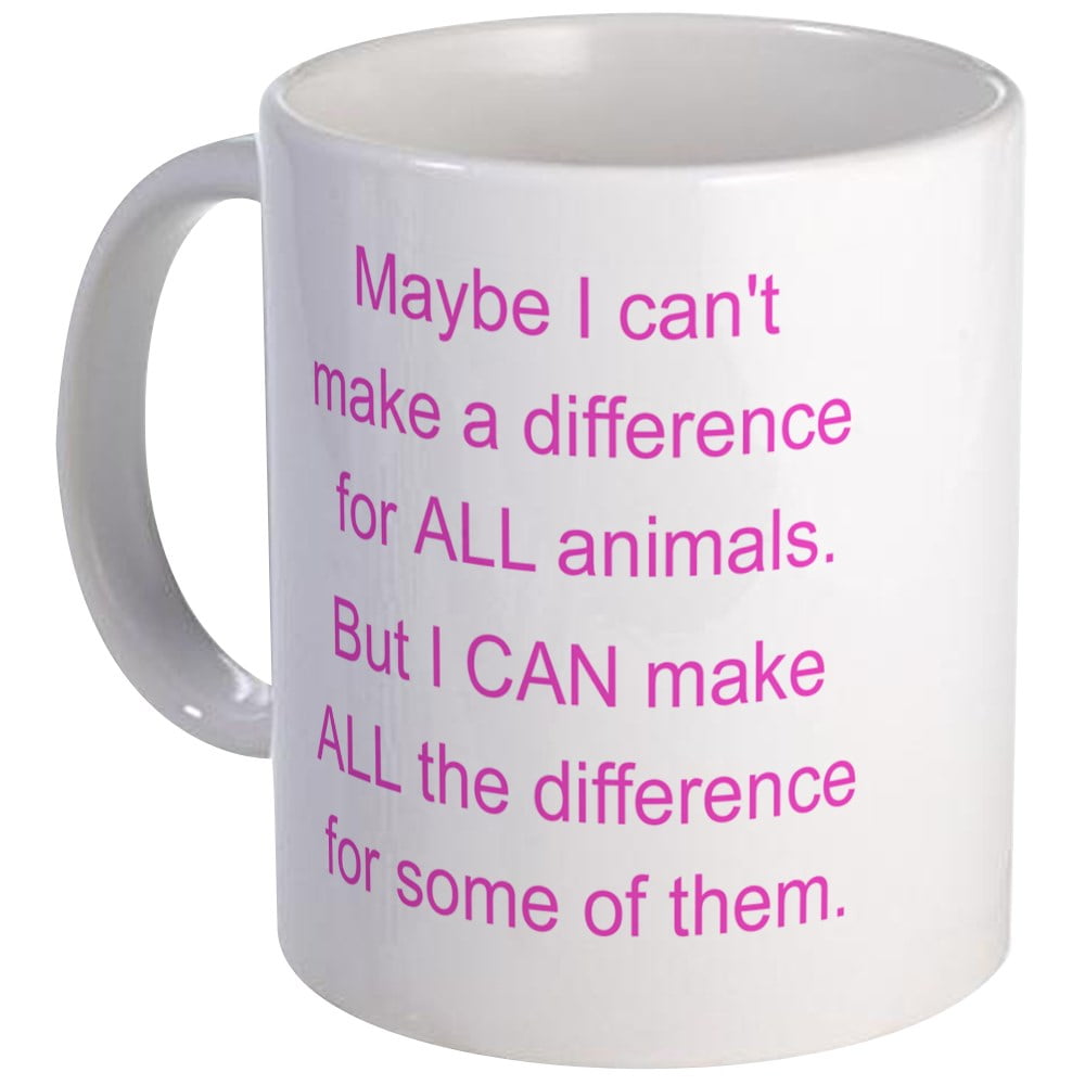 CafePress Make A Difference! Mug Unique Coffee Mug, Coffee Cup