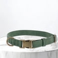 thumbnail image 5 of Unique Bargains Dog Collar Soft PU Durable Heavy Duty Dog Collar with Quick Release Metal Buckle Puppy Collar Adjustable Collar for Dogs Small Dark Green, 5 of 7