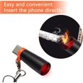 thumbnail image 4 of USB-C Electric Lighter.Windproof Waterproof.Phone or Power Bank Powered, mini, Lightweight, Activated by plugging into Power Source, Automatically Turns Off After 10 Seconds(Support Samsung)(Black), 4 of 7