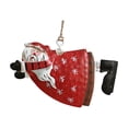 thumbnail image 2 of Ganfancp Colgante de Hierro Forjado Árbol de Navidad Papá Noel Rojo Colgante Árbol de Navidad Ofertas Del Día Liquidación 1X Colgante, 2 of 3