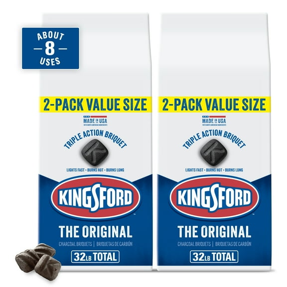 Kingsford Original Charcoal Briquettes, 16 lbs (2 pack)