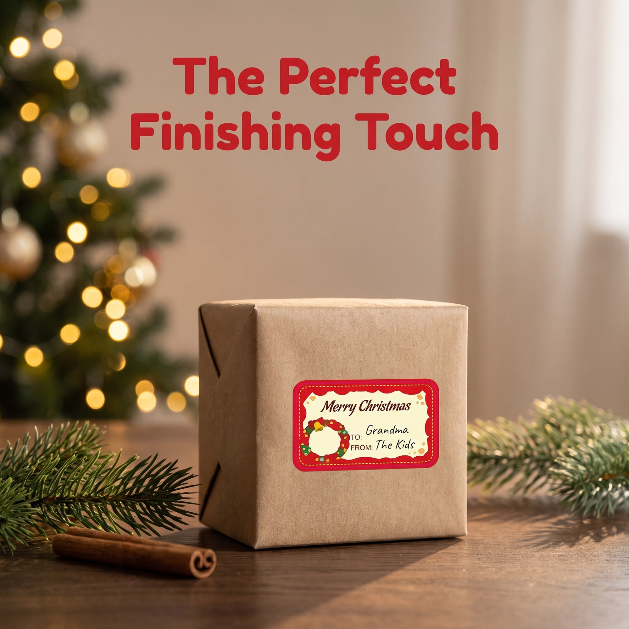 Unique Bargains Cartoon Christmas to from Gift Tags for Gifting 7.1" x 5.1" Santa Claus
