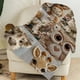 thumbnail image 4 of Uuiauoio Christmas Embroidery Throw Blanket 2D Printed Bohemian Style Sofa Cover Napping Shawl for Office Bedroom Living Room Air Conditioning Warm Lightweight Decorative Gift, 4 of 6